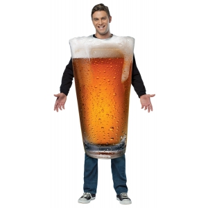 Beer Costume Beer Pint Costume - Adult Food and Drink Costumes